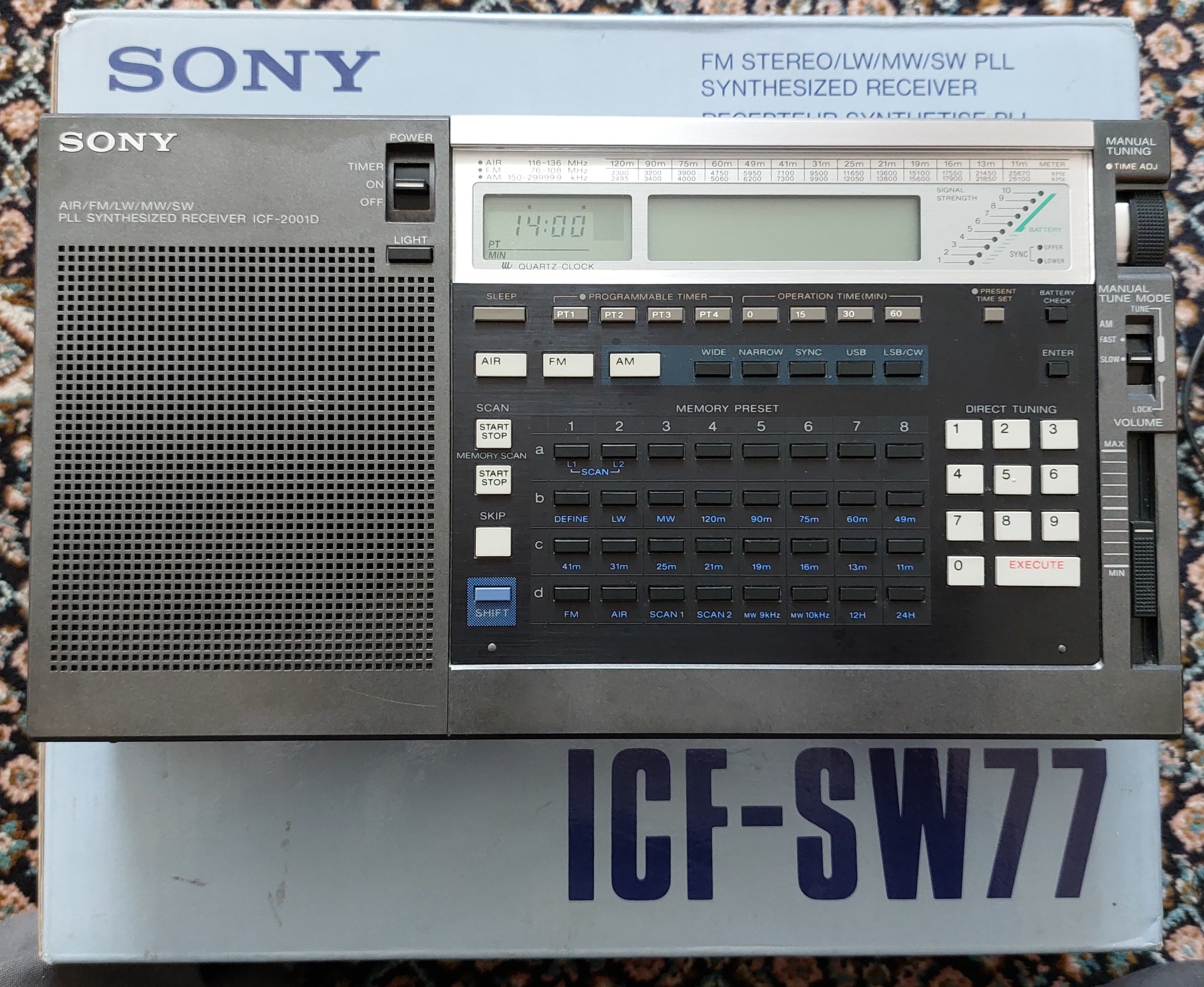 رادیو سونی SONY ICF SW2001D