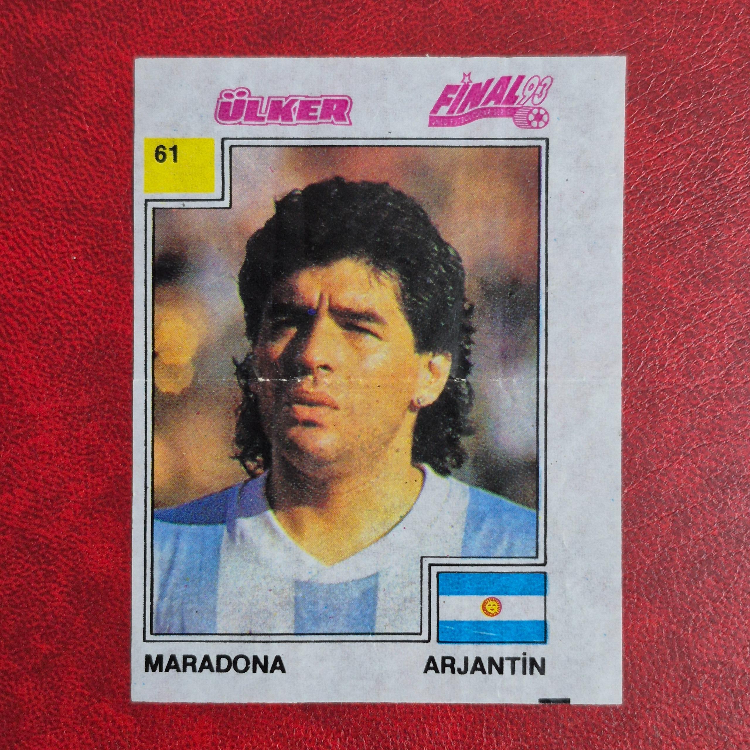 یک برگ فینال 93 مارادونا