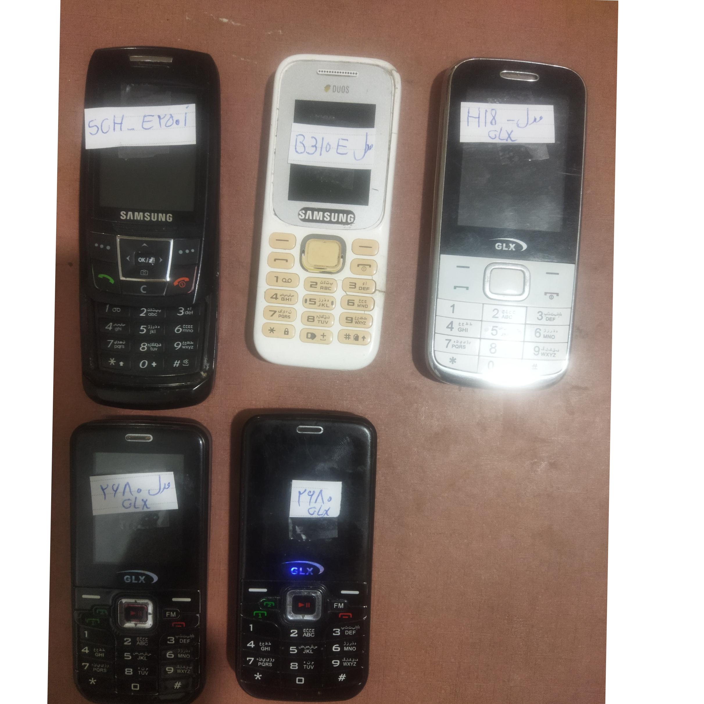 تعدادی گوشی قدیمی سامسونگ و Glx