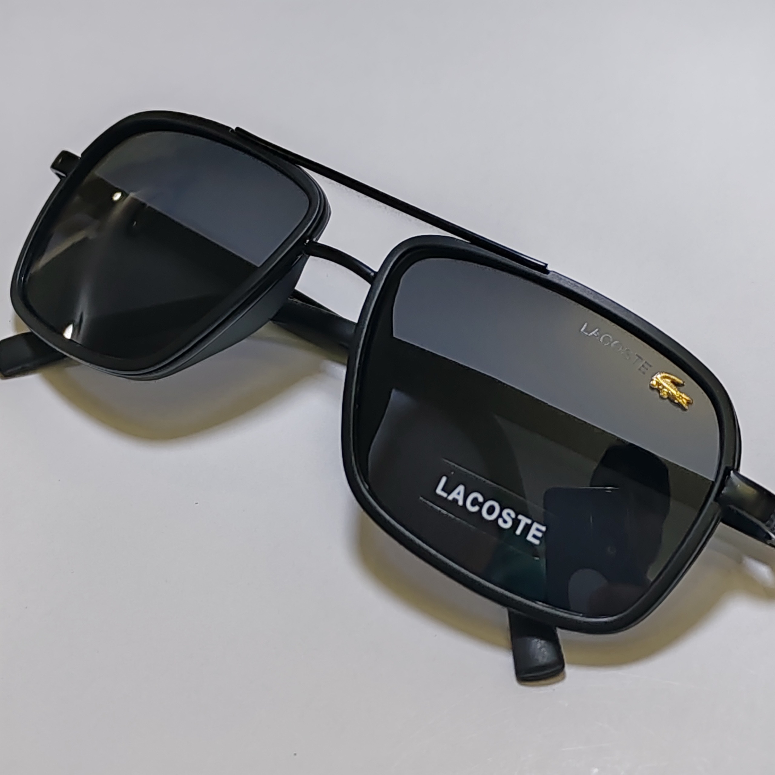 عینک آفتابی مردانه لاگوست ایتالیاشیک مشکی 56