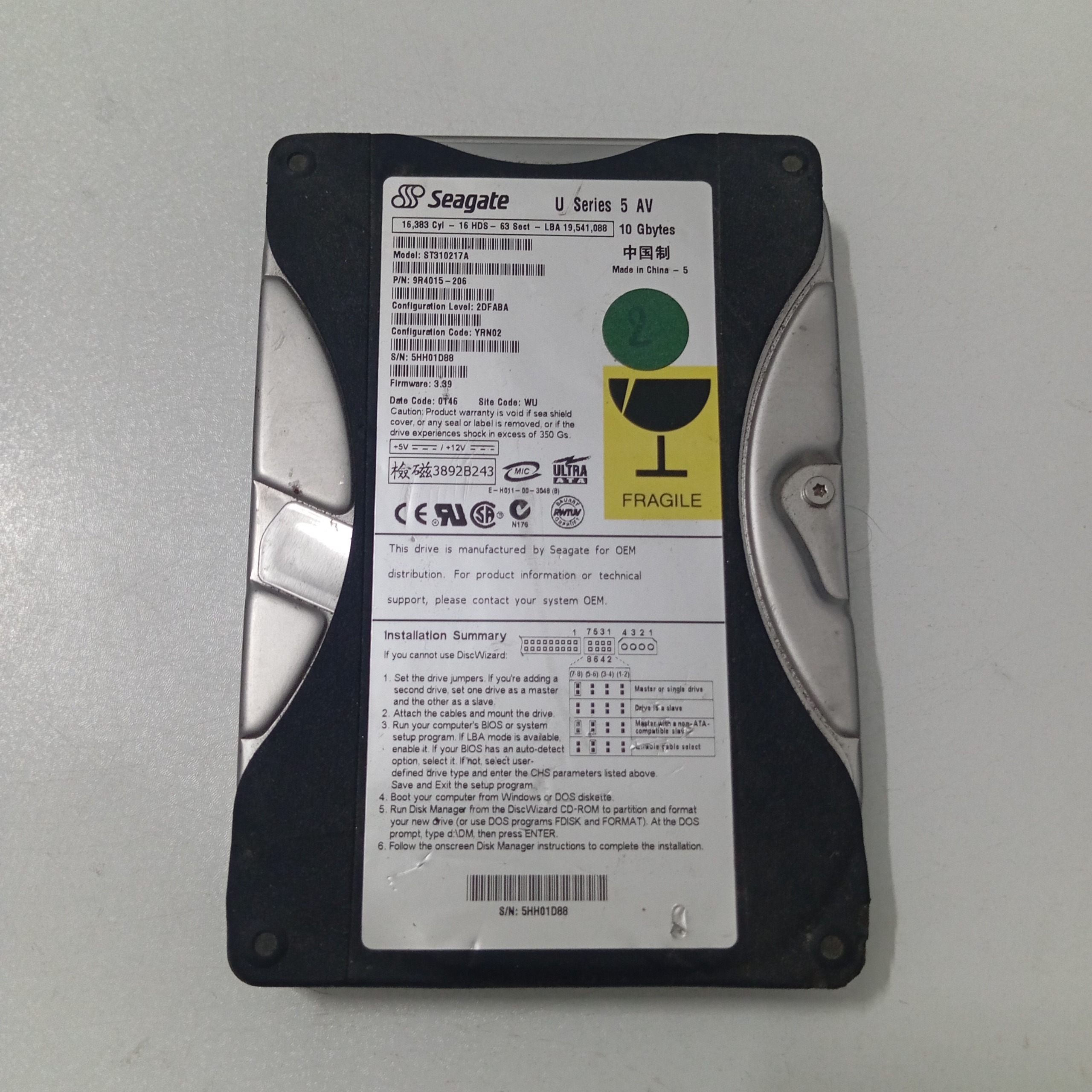 هارد 10GB Seagate