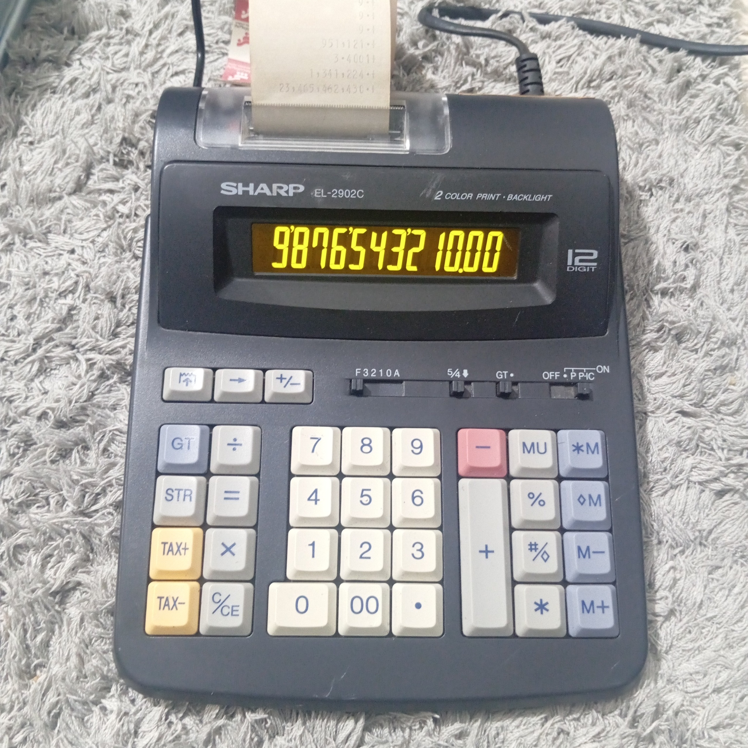 ماشین حساب SHARP (پرینتردار)