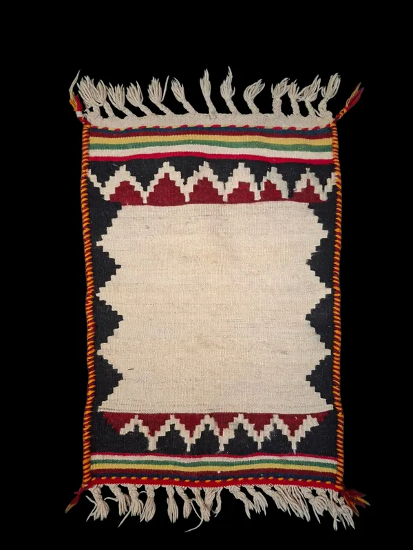 گلیمچه آنتیک قشقایی رومیزی جانماز