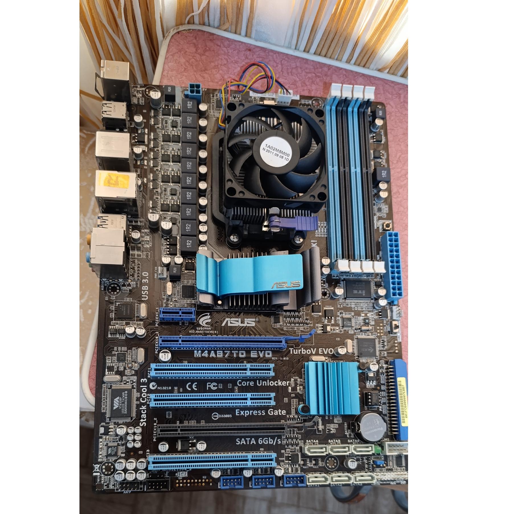 ASUS M4A87 TD EVO CPU PHENOM 2 X6 1075 USB3