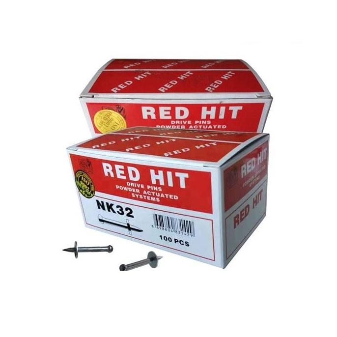 میخ و چاشنی RED HITبسته 100 عددی