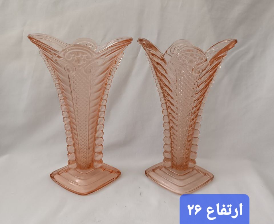 جفت گلدان قدیمی چک