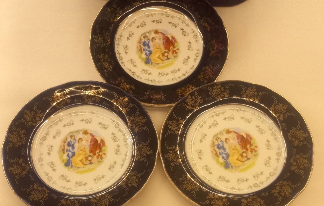 سه عدد پیشدستی چینی