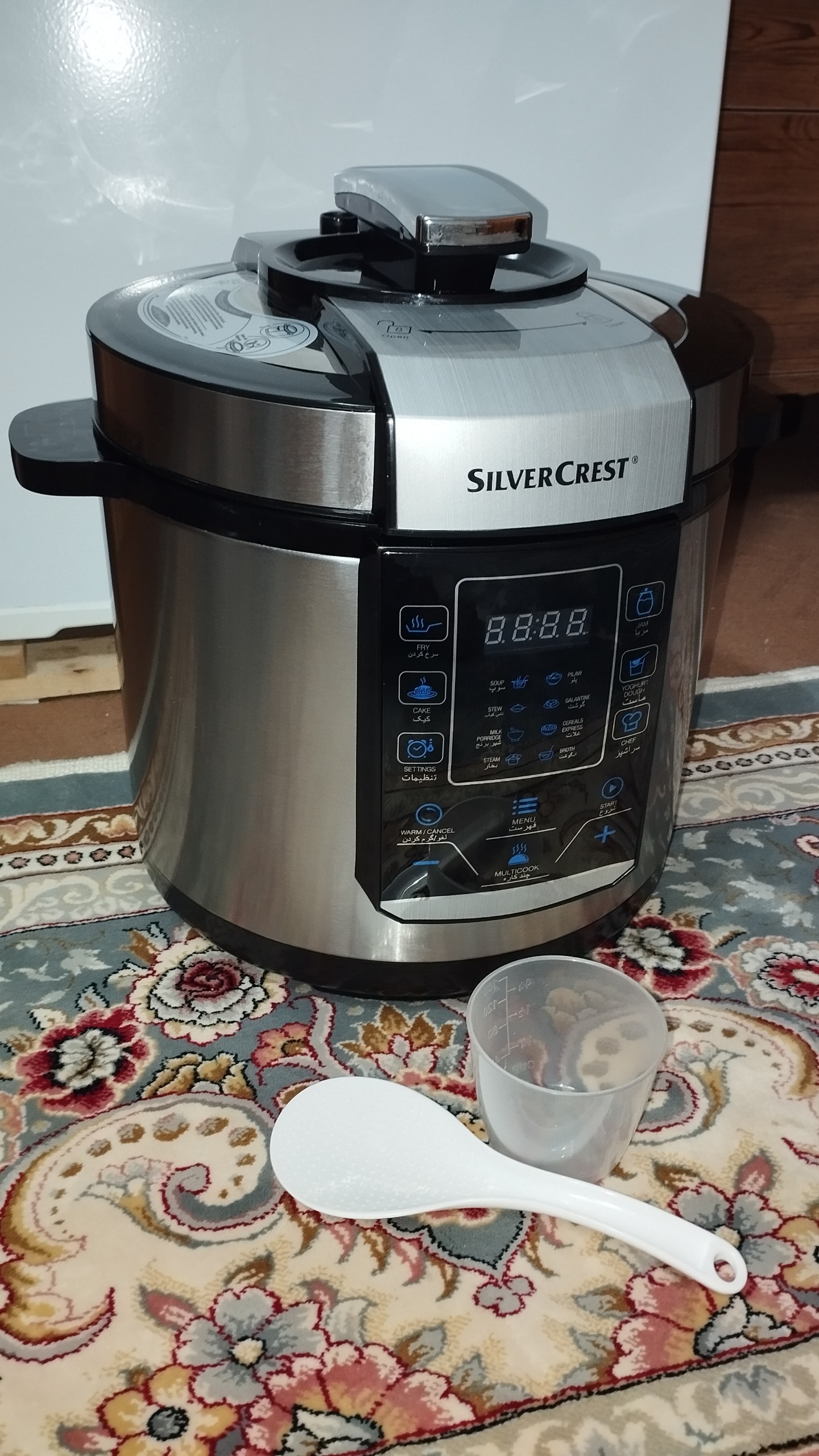 پلوپز و زودپز چندکاره سیلور کرست مدل AD403