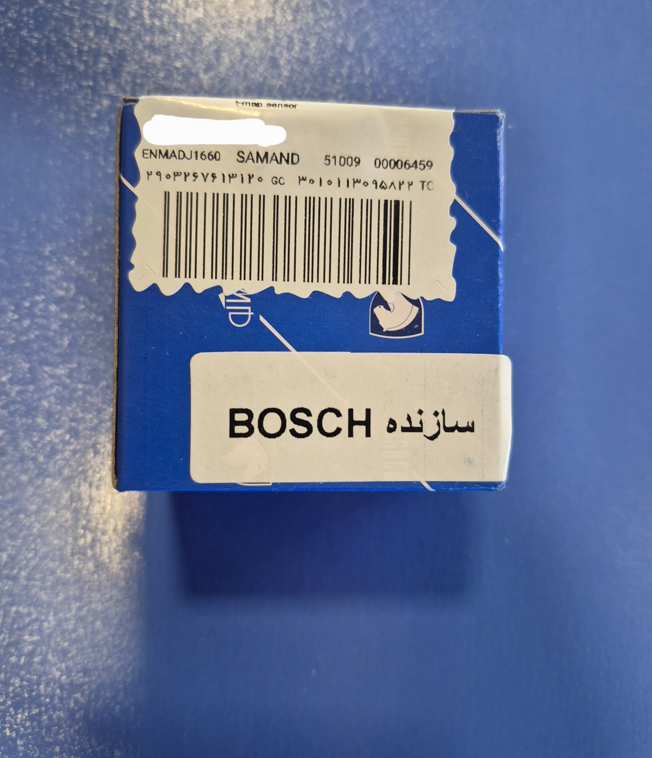مپ سنسور سمند EF7 با EMS BOSCH - بوش ایساکو