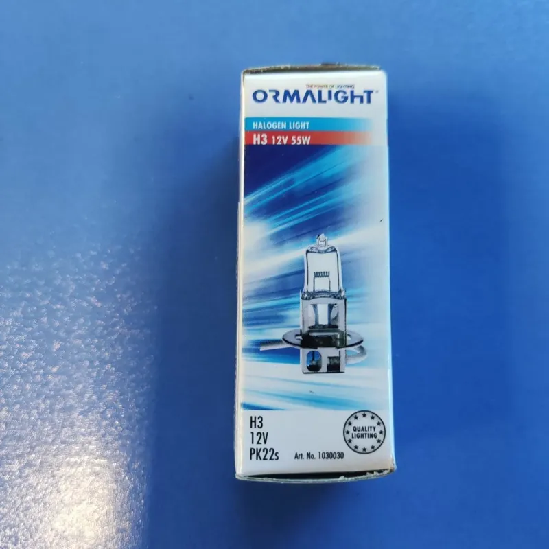 لامپ H3 سیم دار اورجینال ORMALIGHT اروپا ایساکو