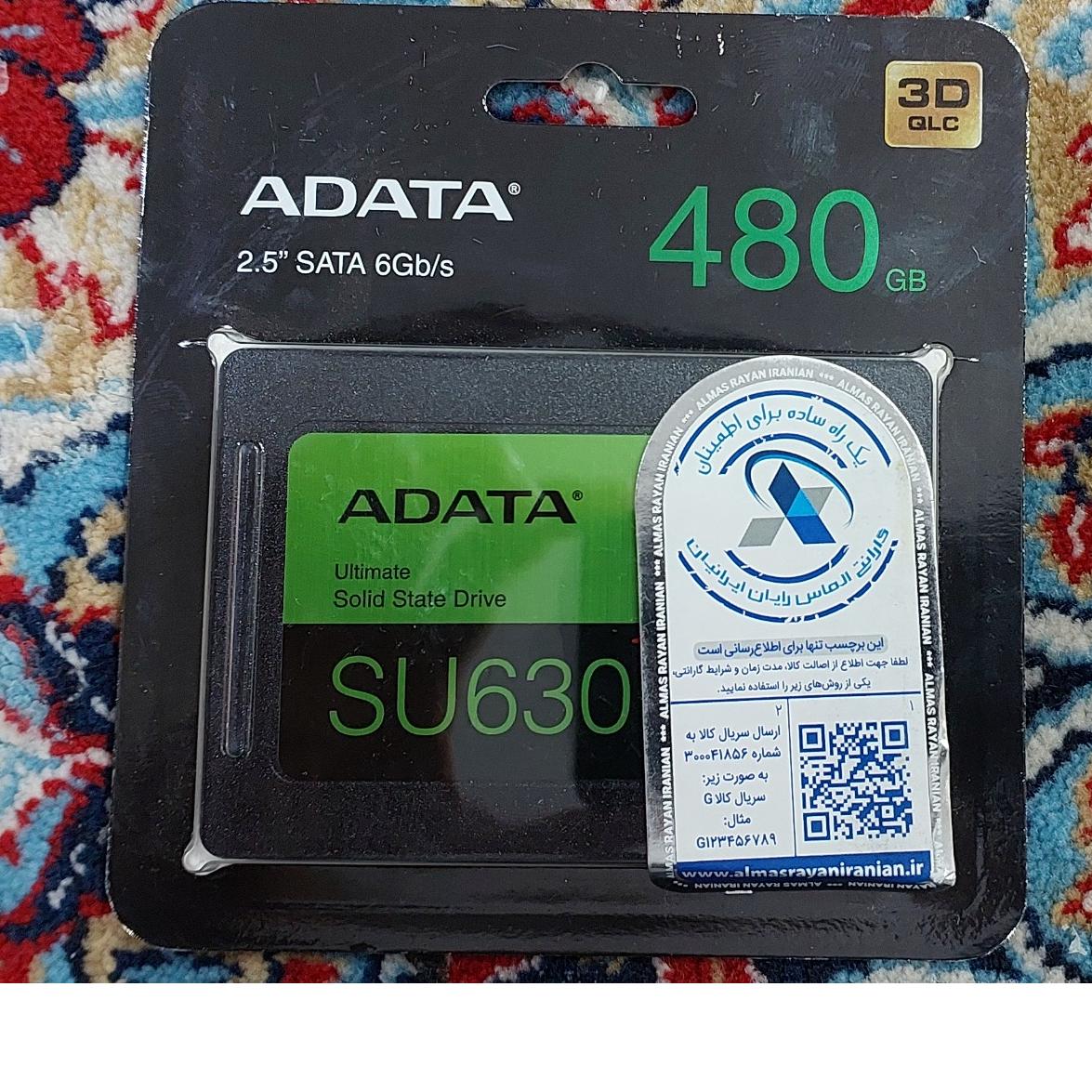 هارد اینترنال Adata-2.5-ssd480GB-SU630