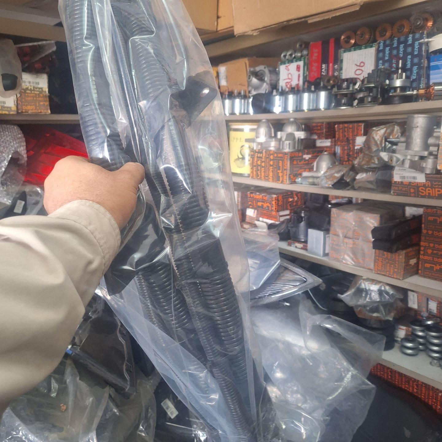 لوله ورودی بنزین باک پلیمری تیبا کوییک فابریکی