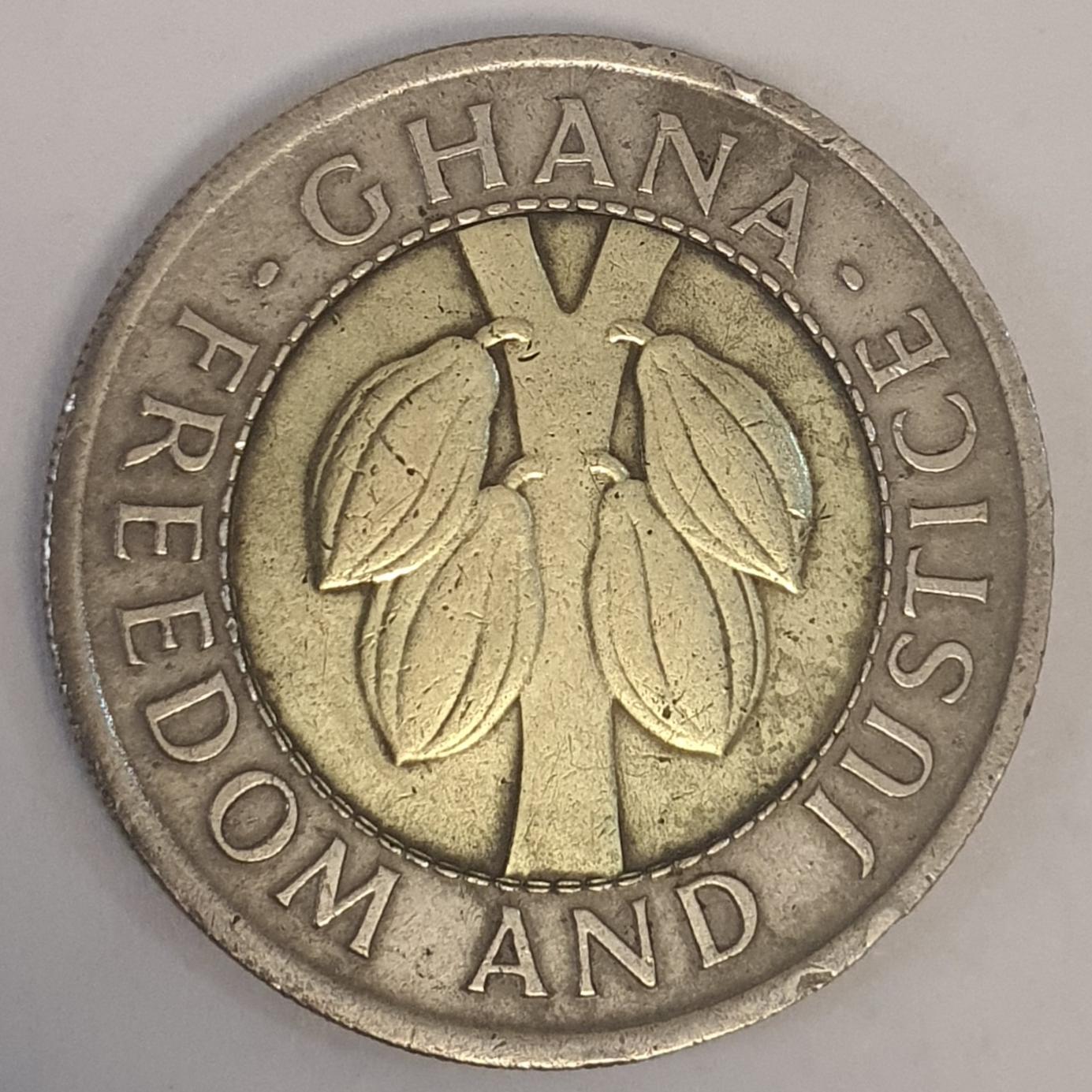 سکه 100 سدی غنا 1991