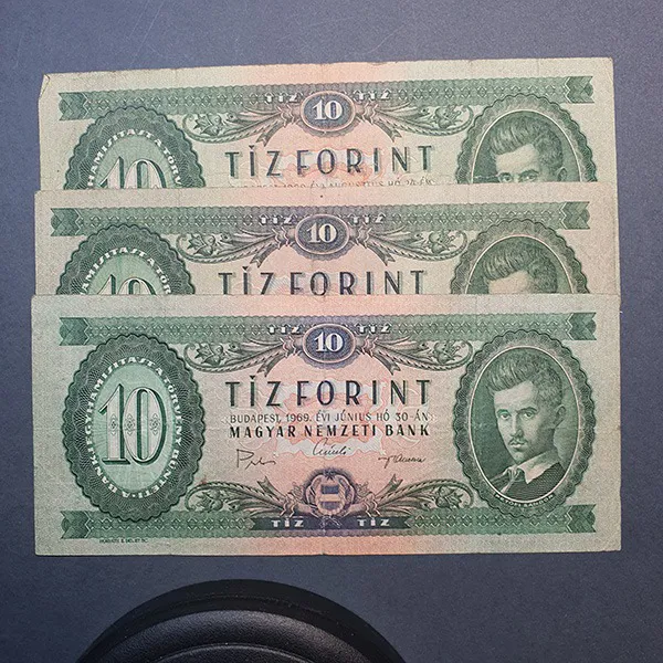 اسکناس 10 forint (فورینت) 1962 مجارستان ، پست