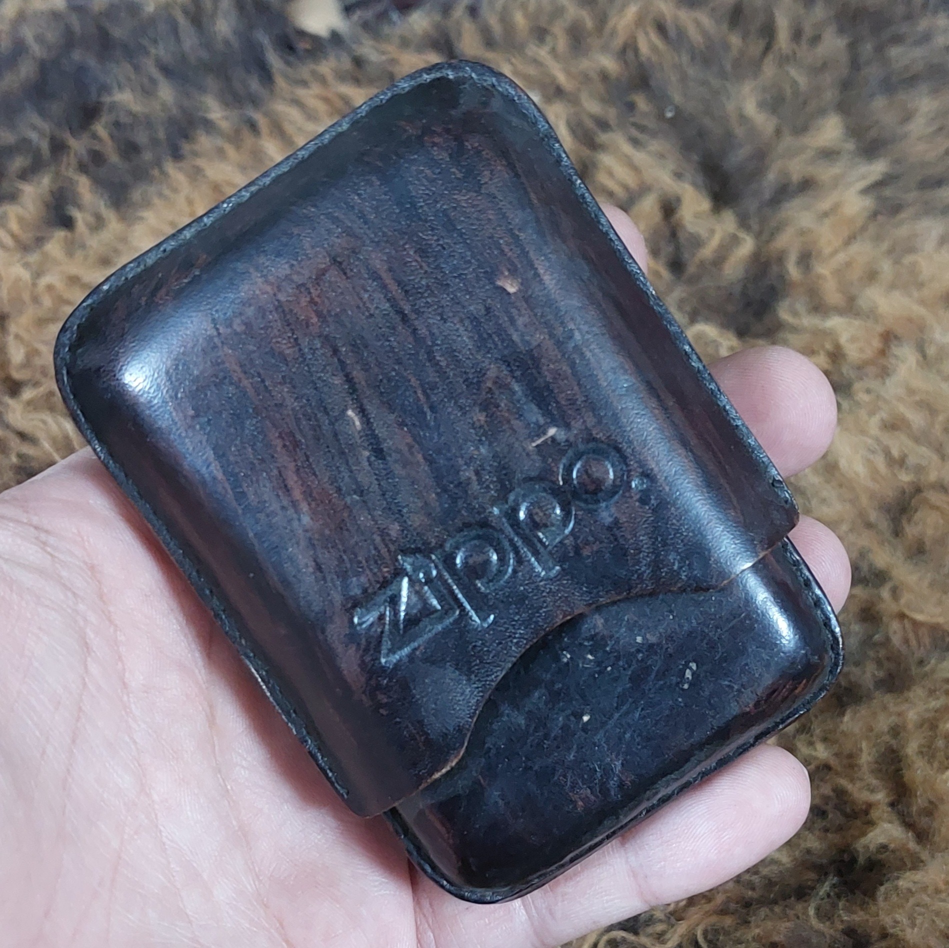جاسیگاری چرمی zippo