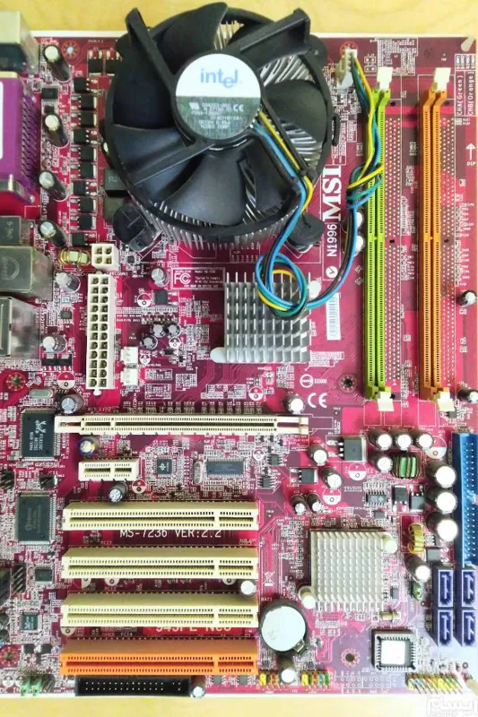 باندل، مادربرد MSI پردازنده رم