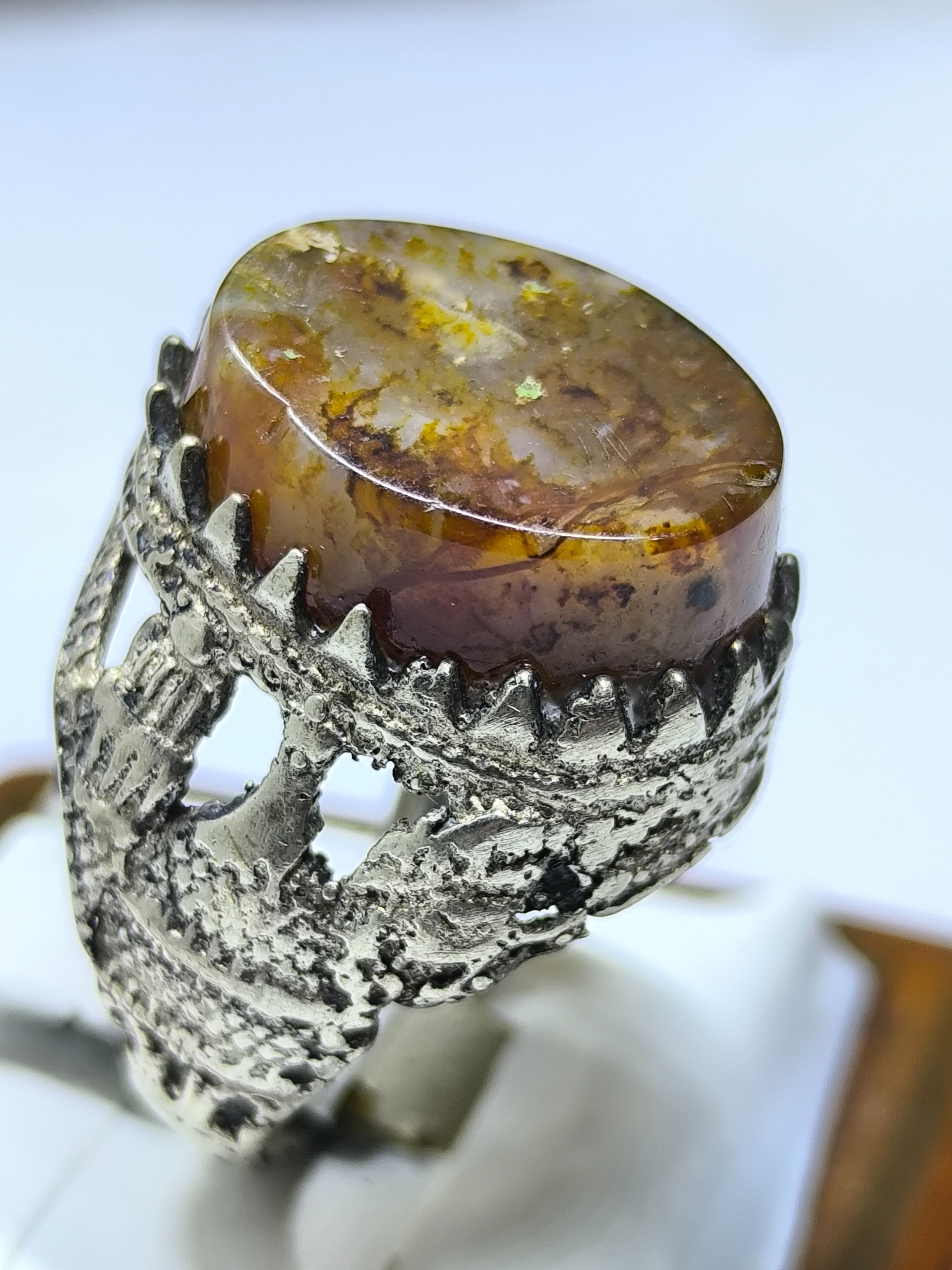 انگشتر فوق العاده حجر حجازی اصیل عربستان