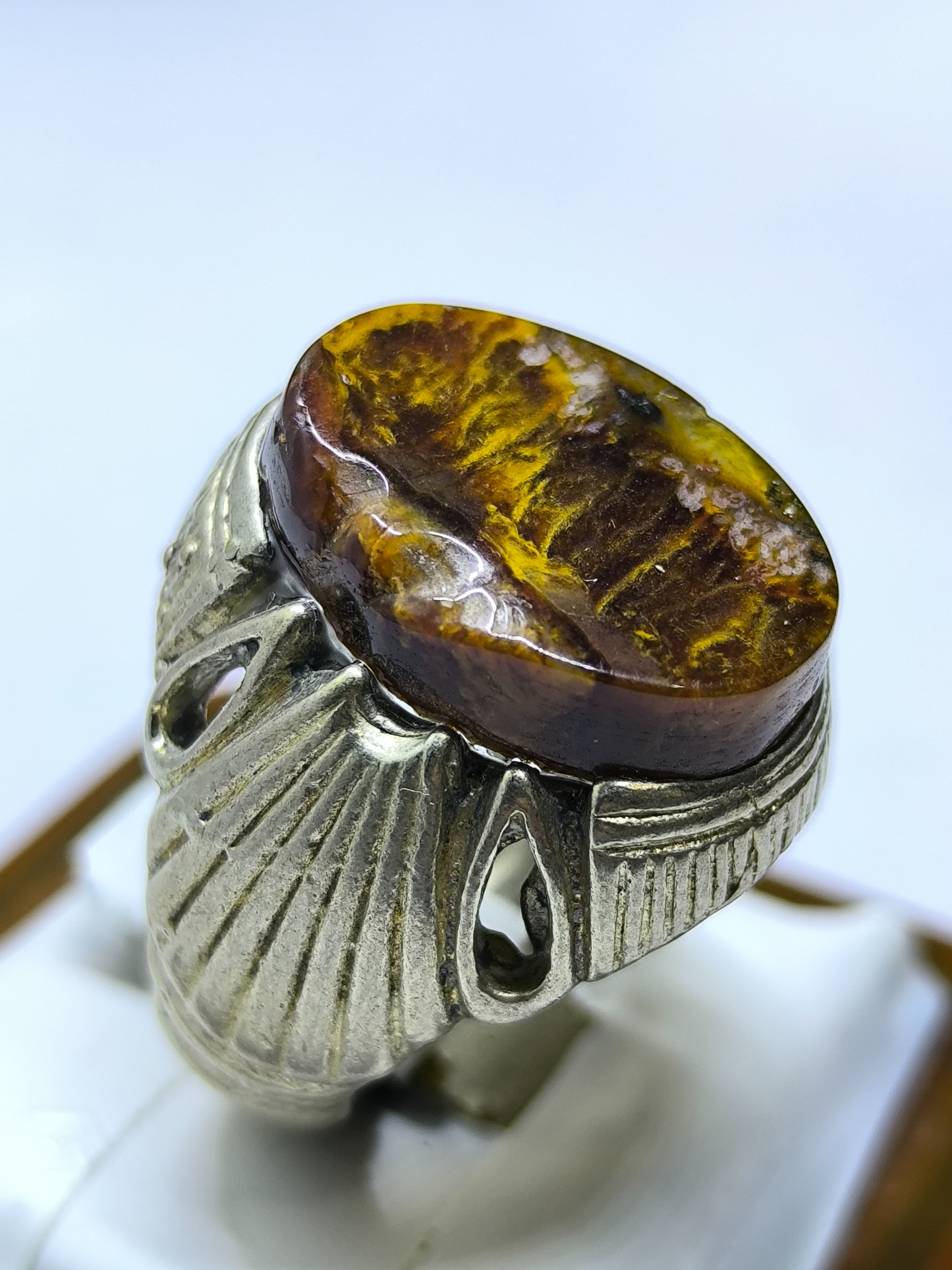 انگشتر فوق العاده حجر الاسود رحمانی حجازی کهنه