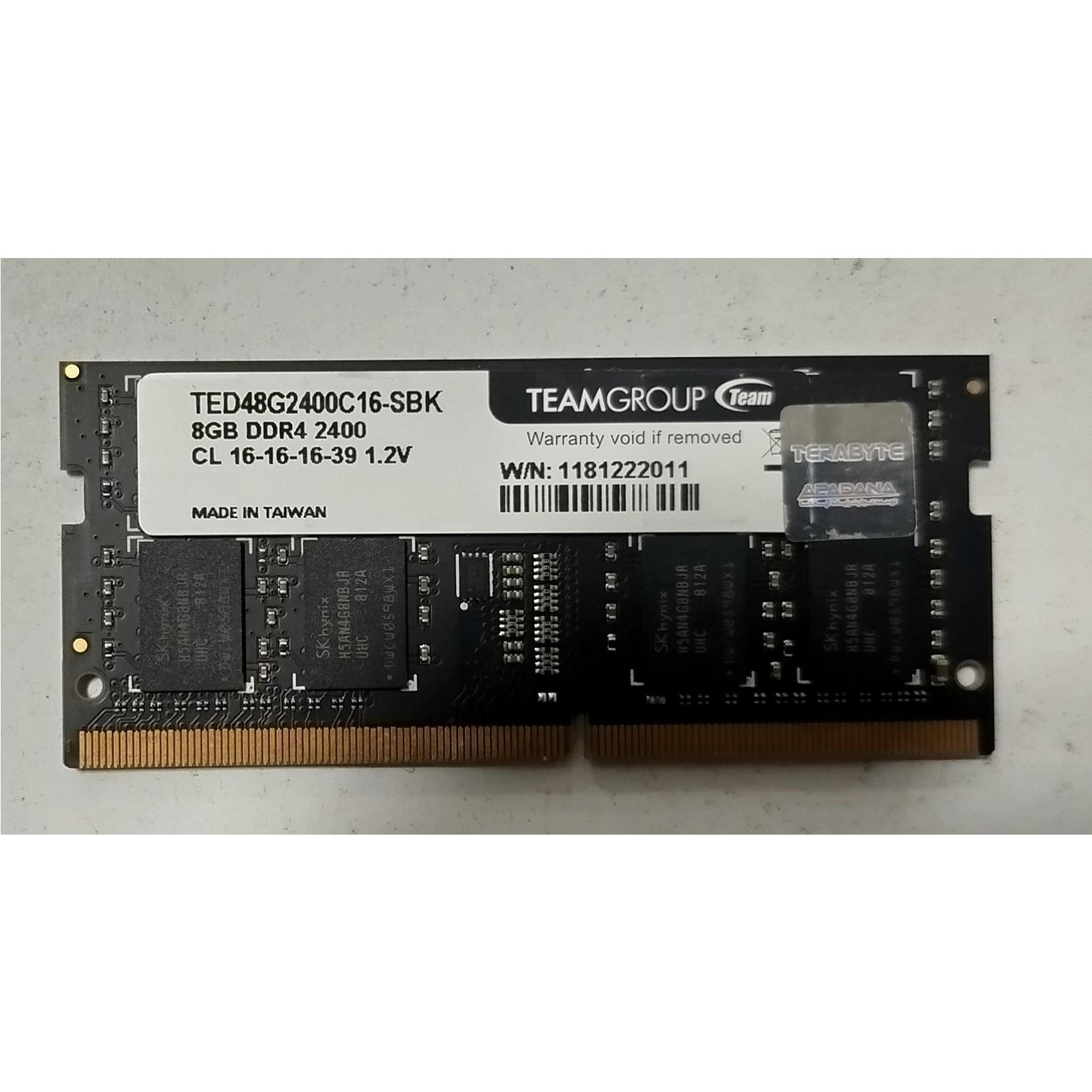 رم لپ تاپ 8g 2400 ddr4