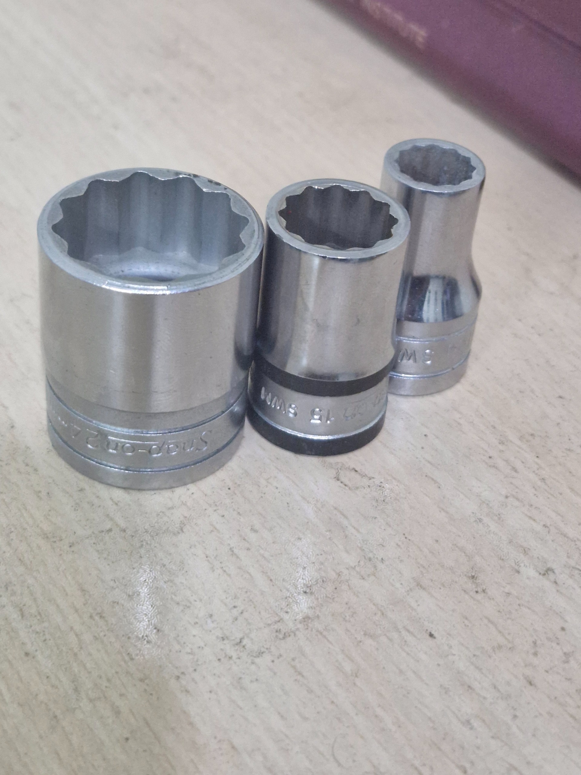 بکس درایو 1/2 اسناپون شماره های ( 24_15_11 )