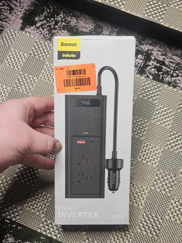 مبدل برق خودرو 150 وات باسئوس