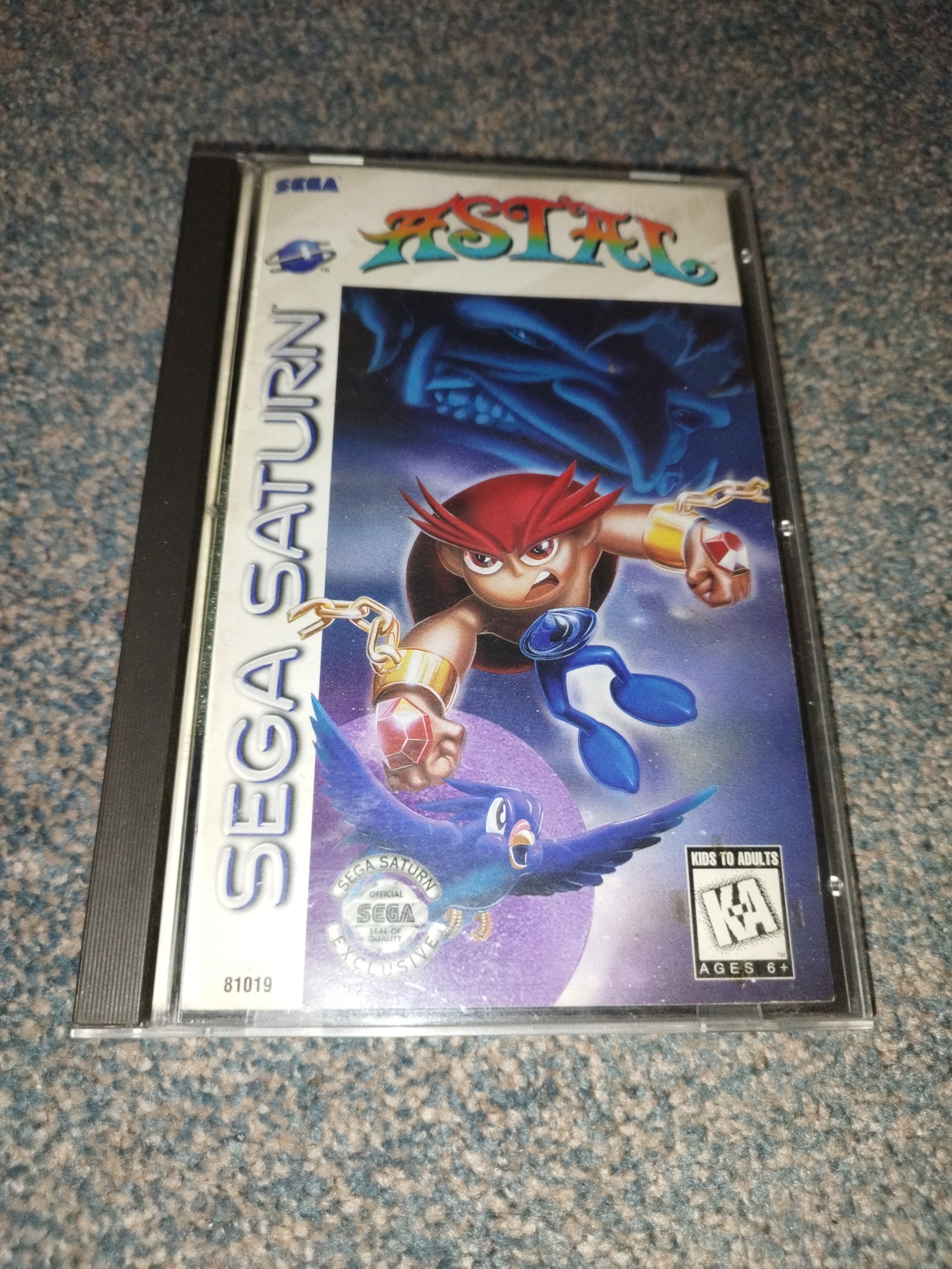 بازی Astal sega saturn یوسی