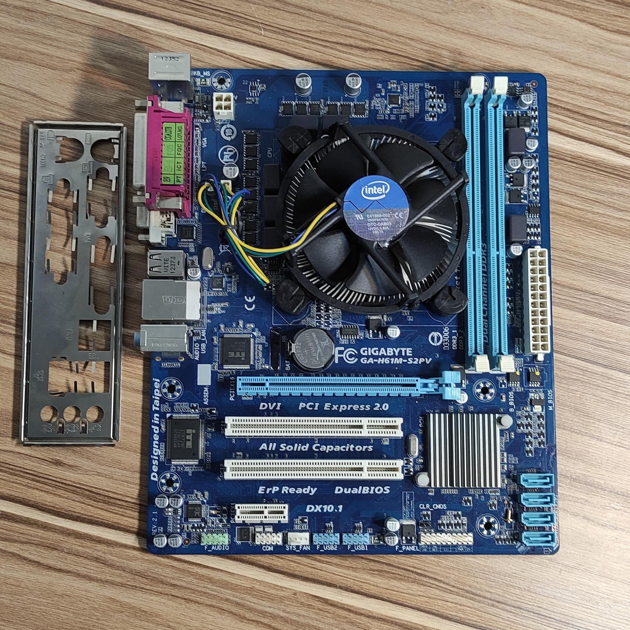 مادربرد گیگابایت GA_H61M_S2Pv و سی پی یو i5_3470