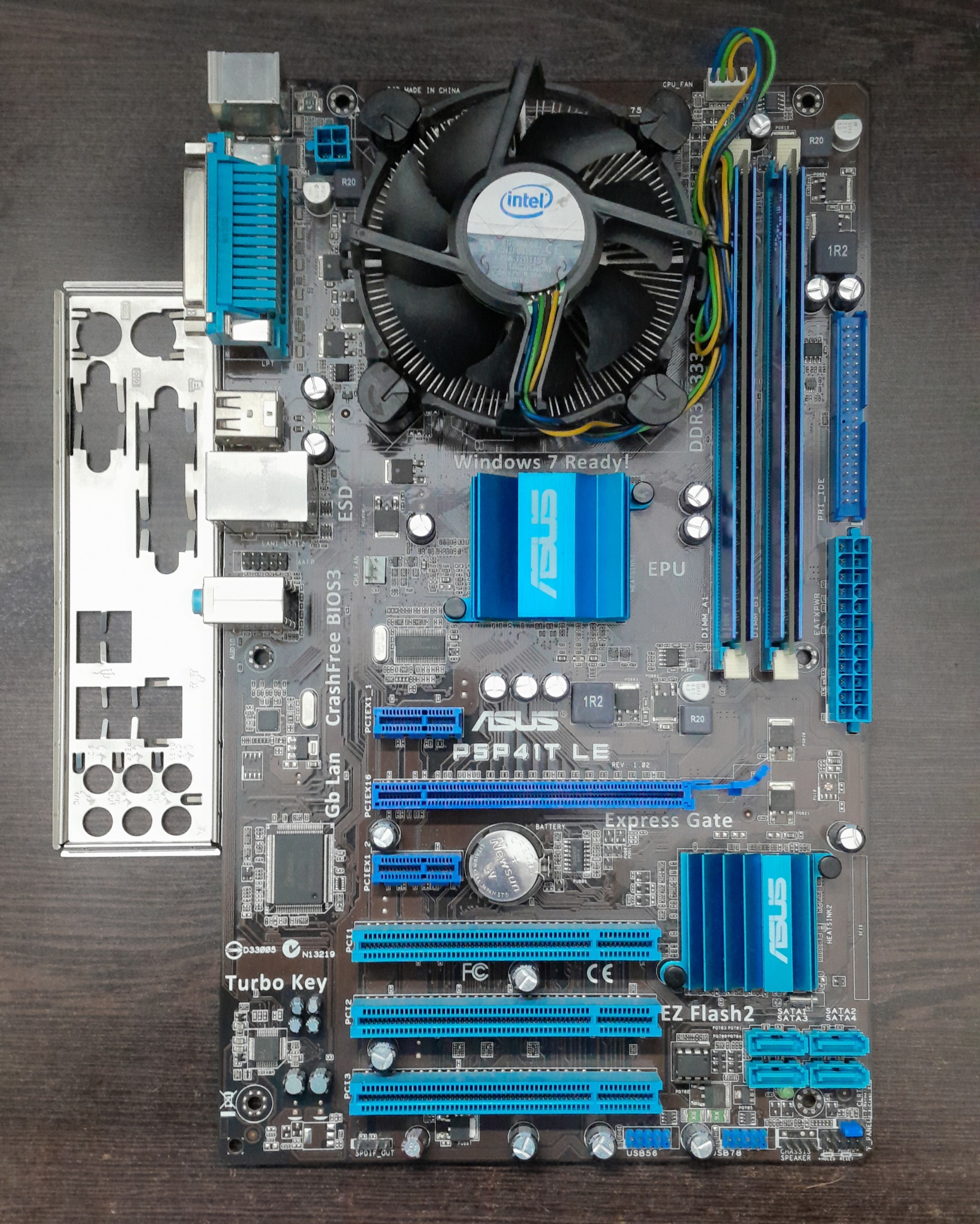 مادربرد ddr3 سی پی یو 4 گیگ رم