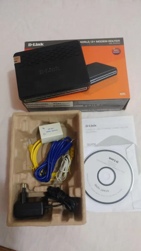 مودم روتر باسیم دی لینک ADSL2 مدل DSL-2520U