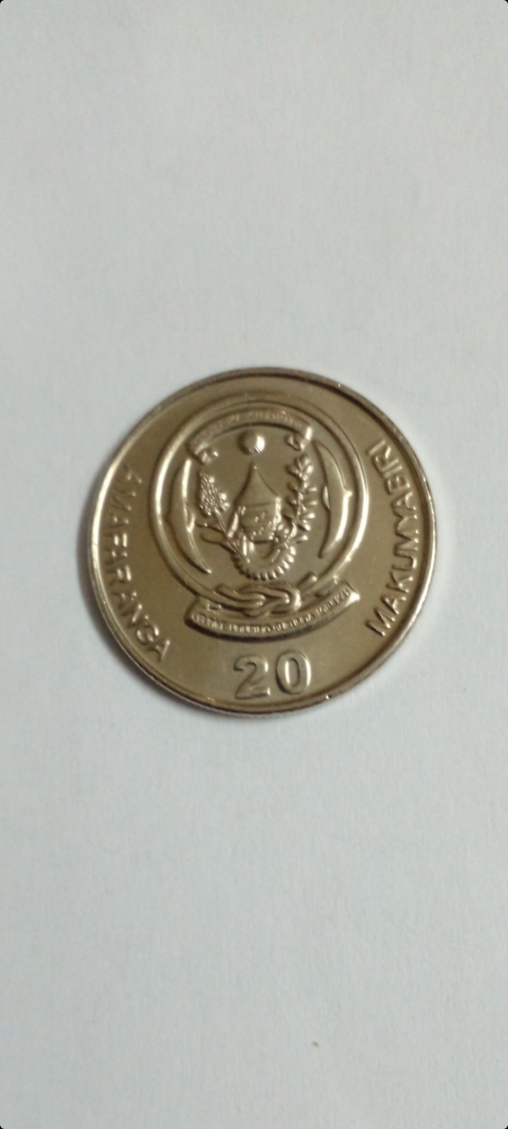 سکه 20 روواندا کمیاب