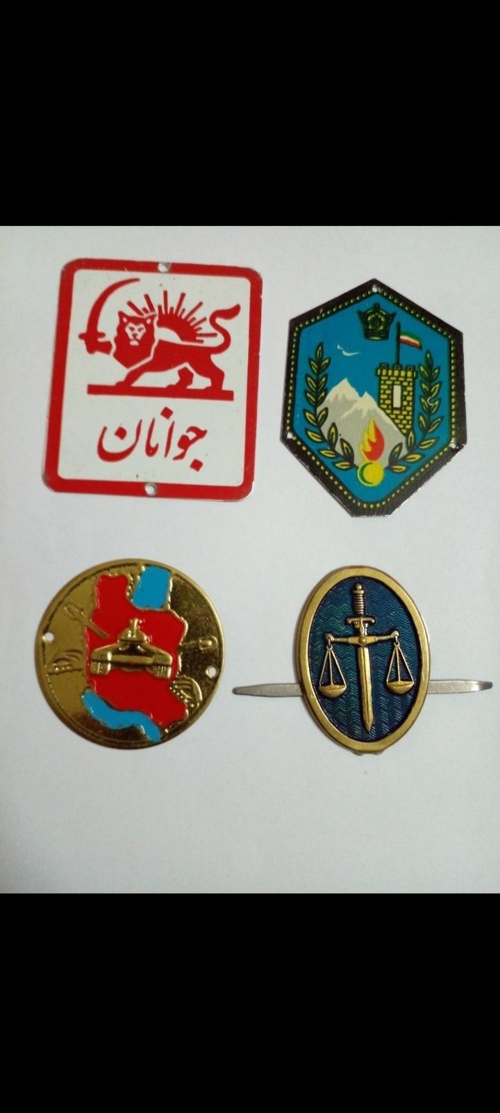 نشان قدیمی دوره پهلوی 4 عدد