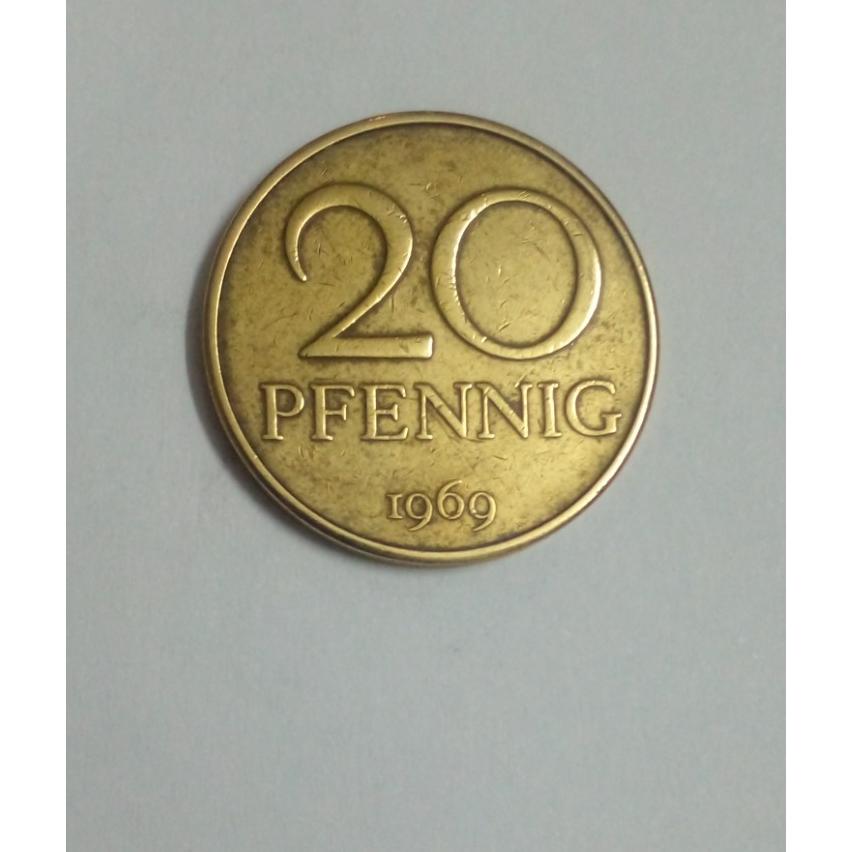 سکه قدیمی 20 فنینگ المان