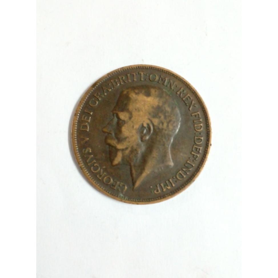 سکه 1 پنی جرج پنجم 1918