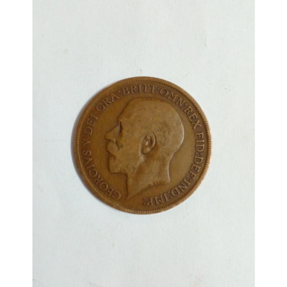 سکه 1 پنی جرج پنجم 1921 کمیاب