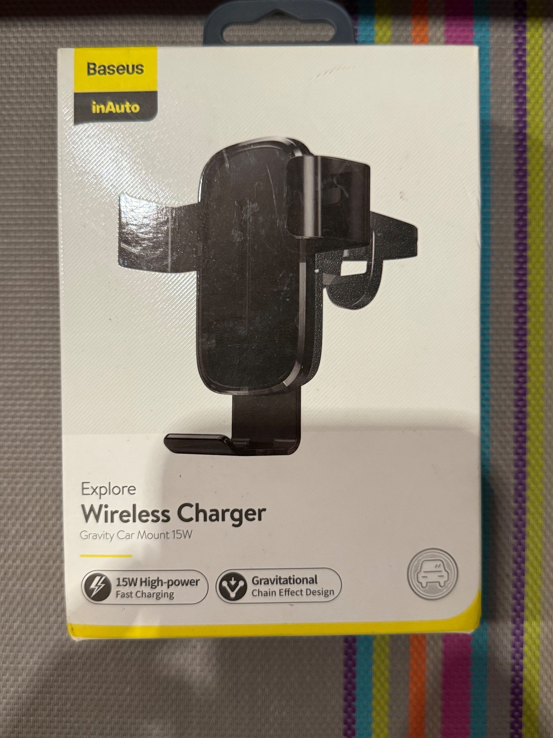 هولدر و شارژر وایرلس سریع بیسوس WXZL01