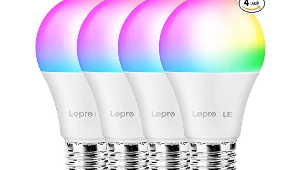 لامپهای هوشمند RGB برند lepro بسته 4 عددی