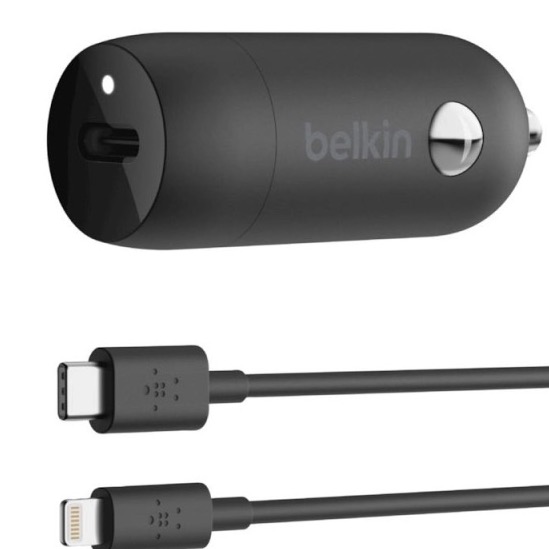 شارژر فندکی شارژ سریع 20 وات بلکین CCA003bt04BK