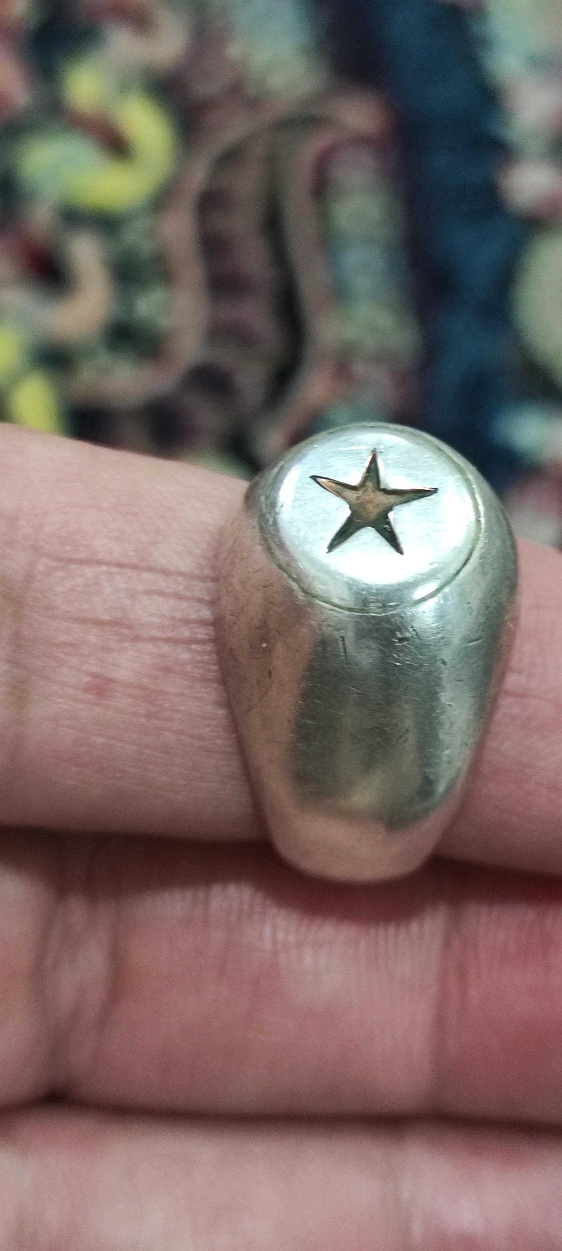 انگشتر حرز نقره