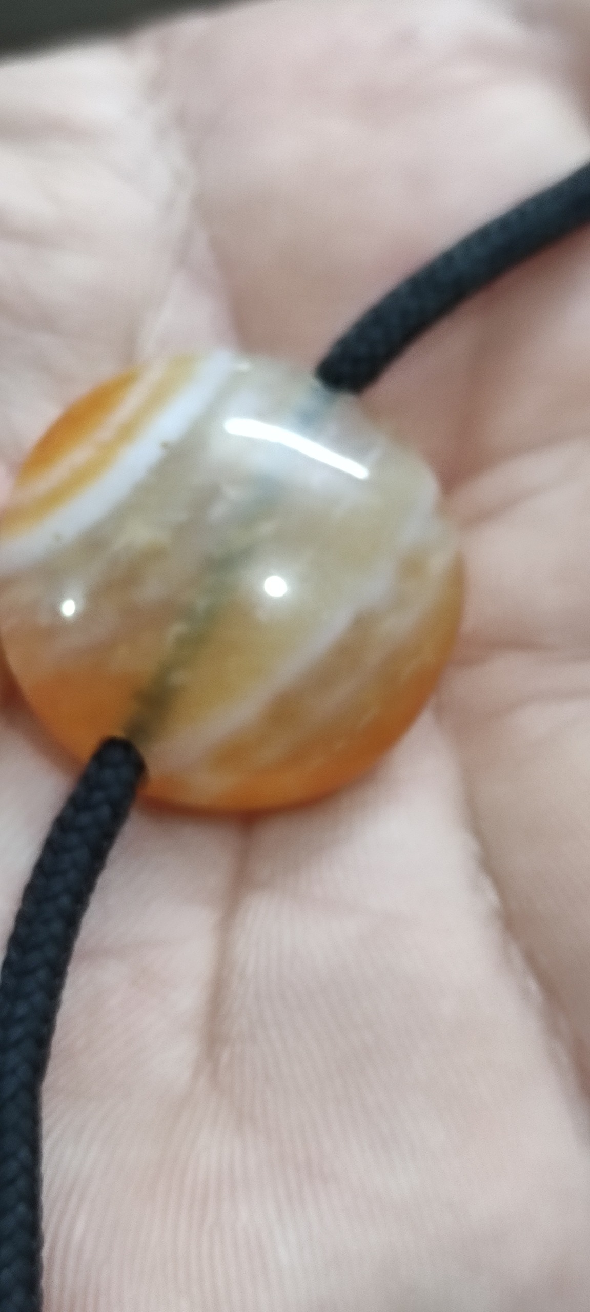 مهره عقیق طوقدار قدیمی