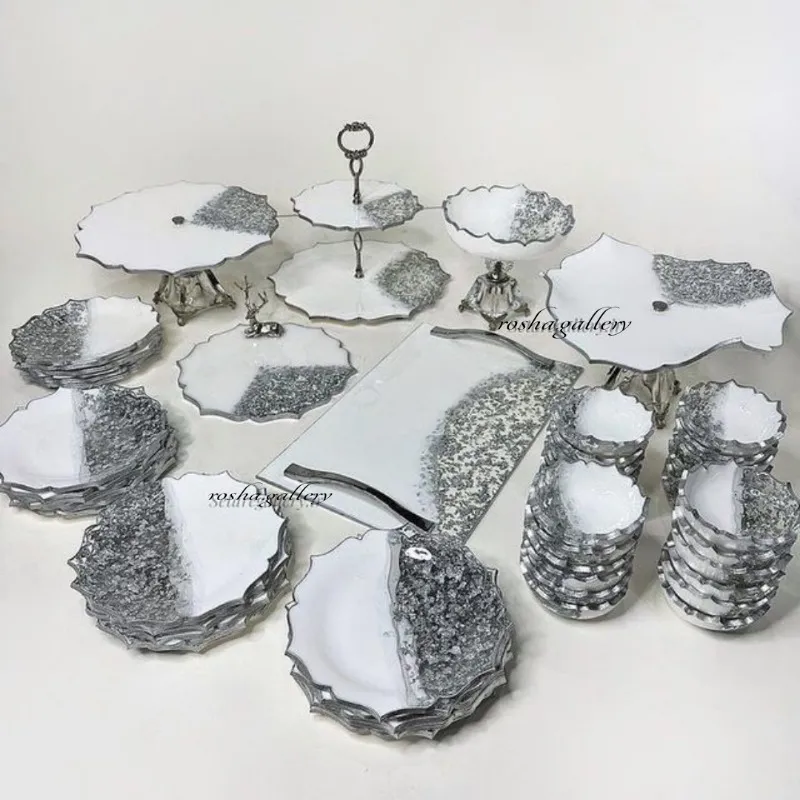 ست و سرویس پذیرایی رزینی جهیزیه عروس