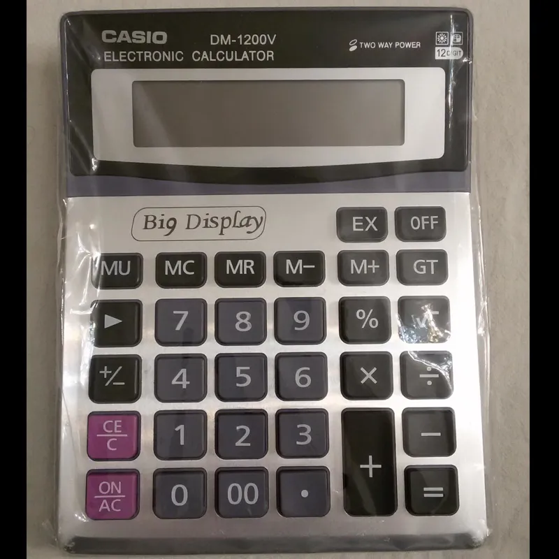 ماشین حساب casio مدلDM 1200v