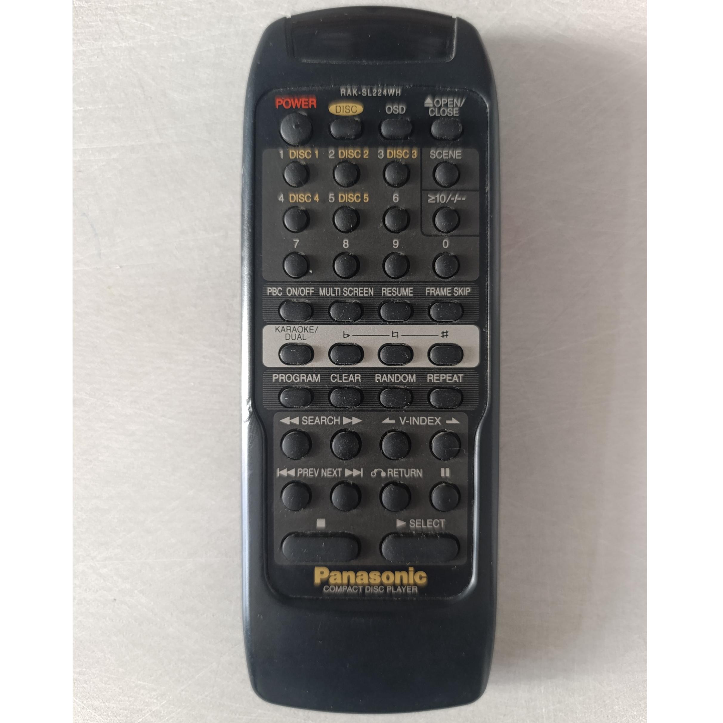 کنترل پاناسونیک RAK-SL224WH