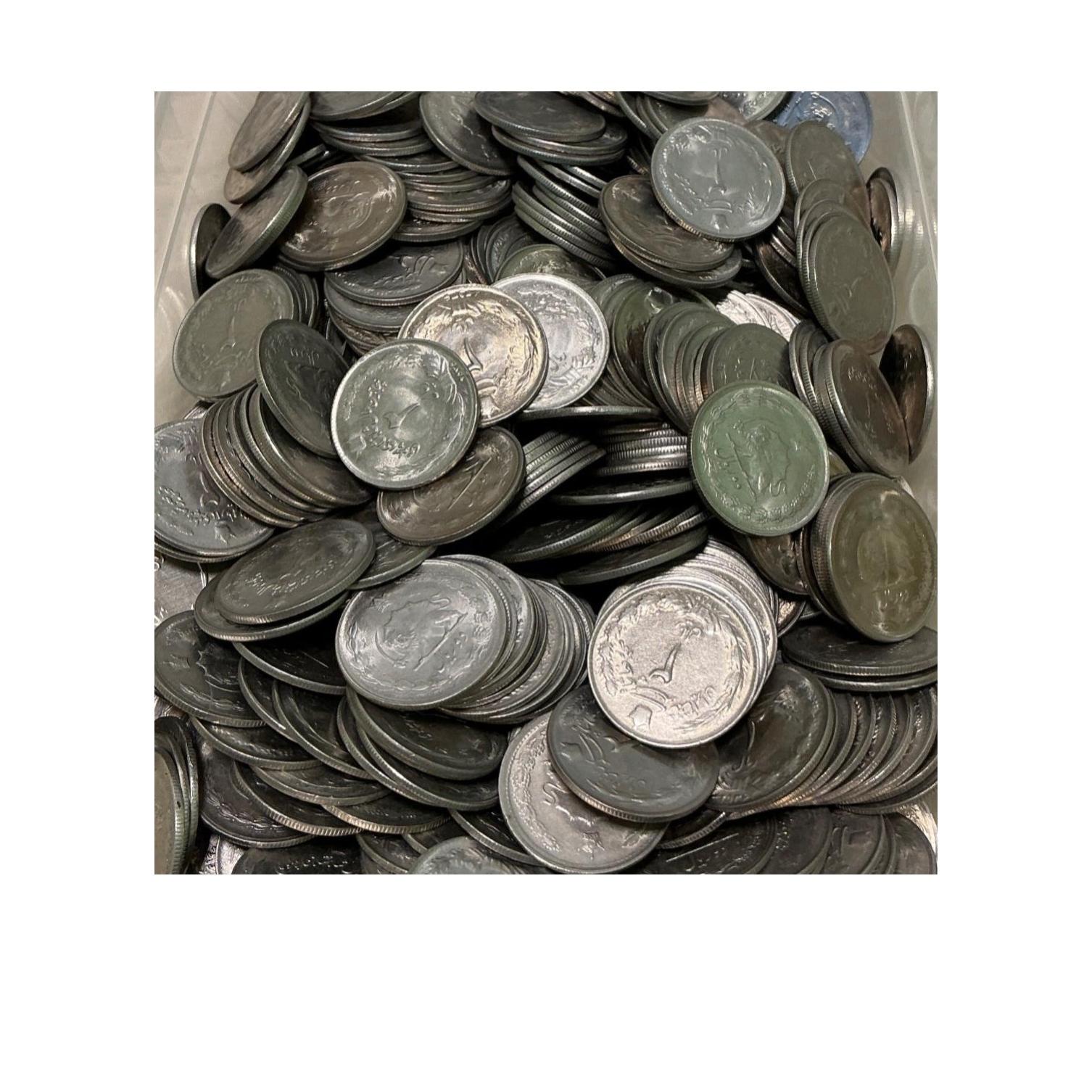 80 عدد سکه 2ریالی محمدرضاشاه پهلوی