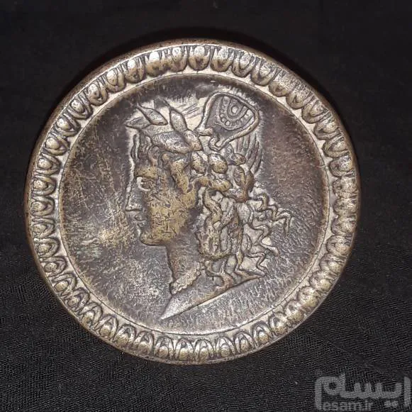 دیوارکوب برنزی/مفرق برجسته 120ساله 113 گرم