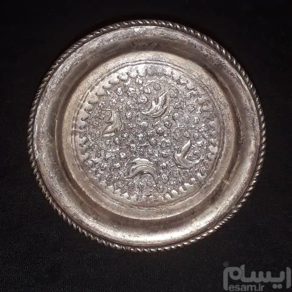 دیوارکوب نقره ی قدیمی قلمکاری باقدمت 125 ساله