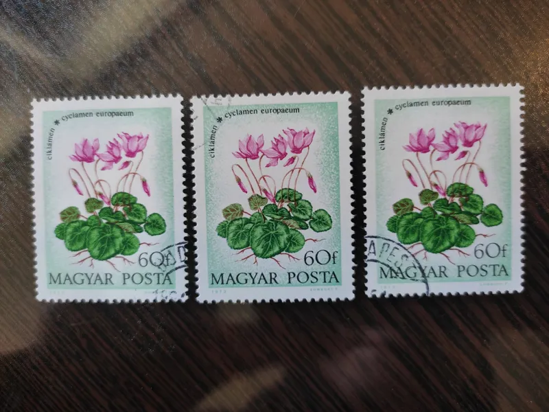 سه عدد تمبر بی باطل مجارستان