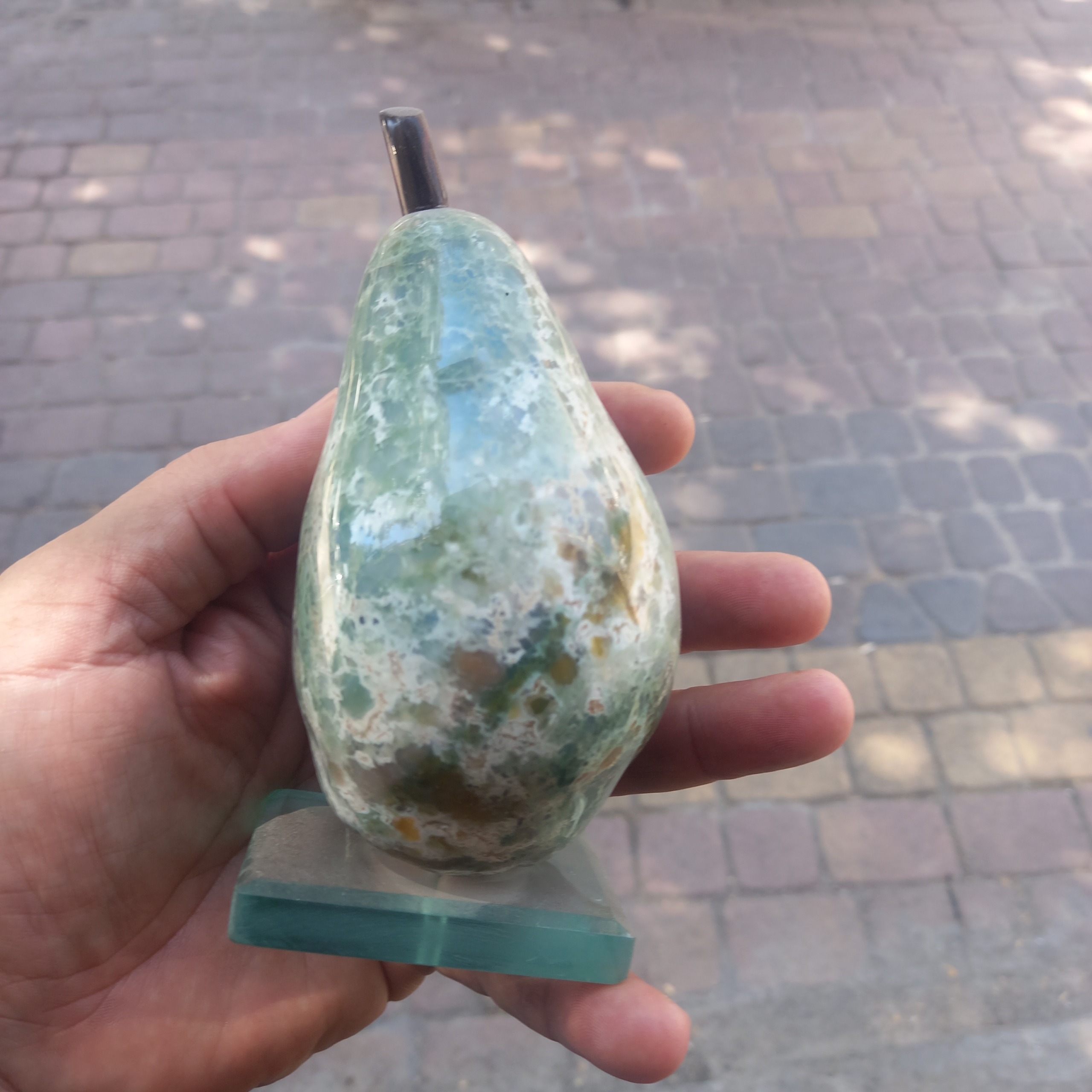 گلابی دکوری جنس یشم خطایی