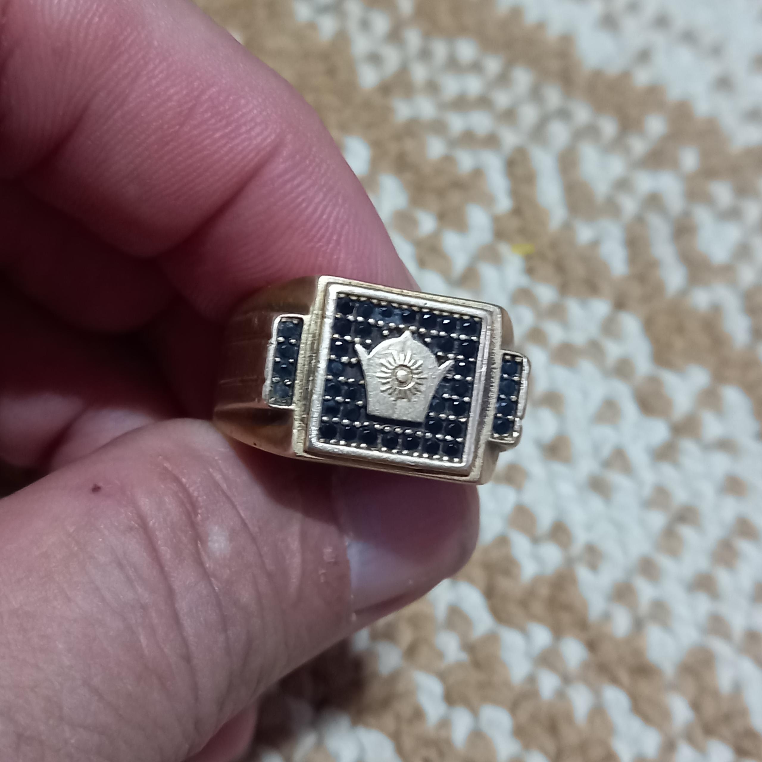 انگشتر برنجی ،طلا روسی