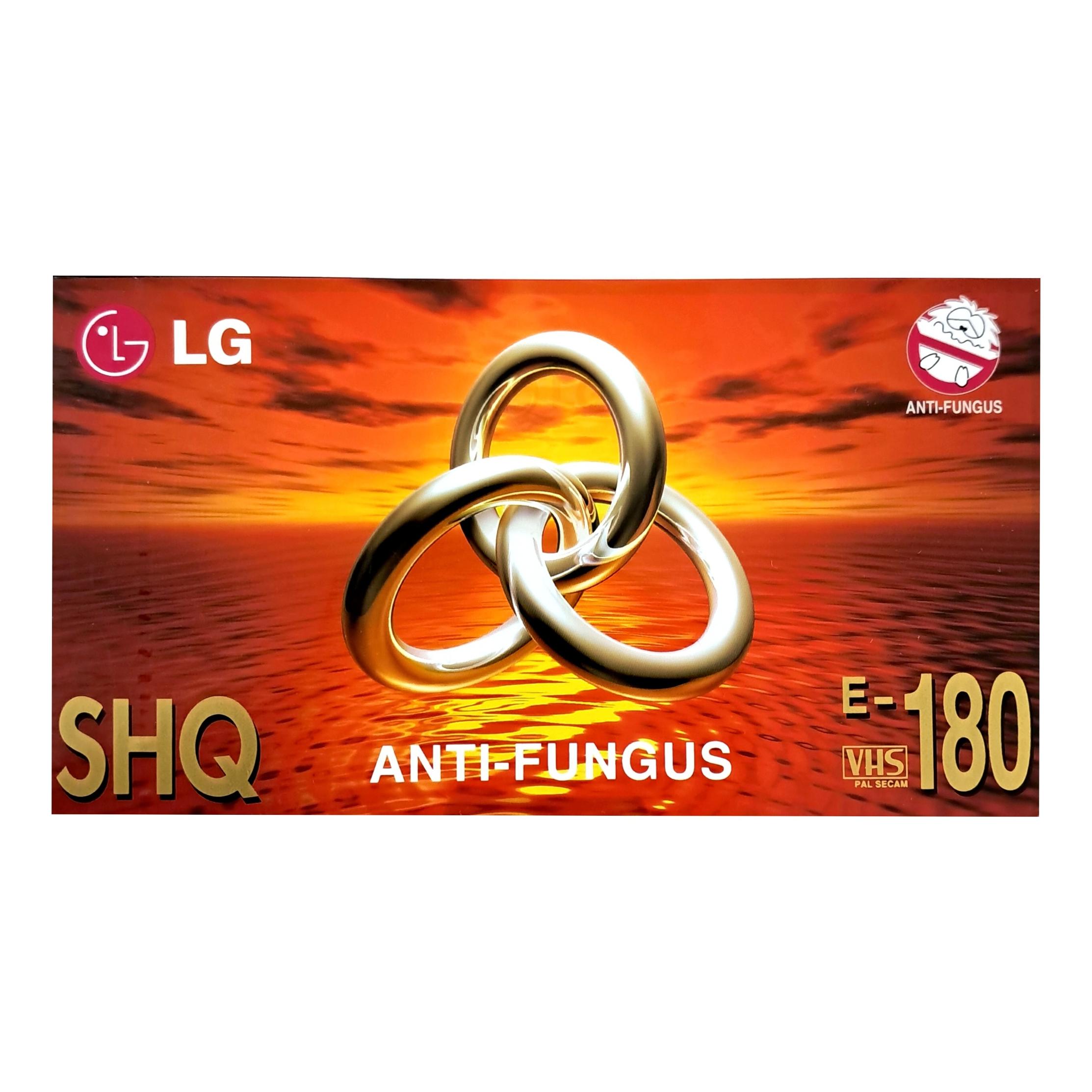 فیلم VHS خام 180 دقیقه LG اصل کره با پوشش ضد قارچ