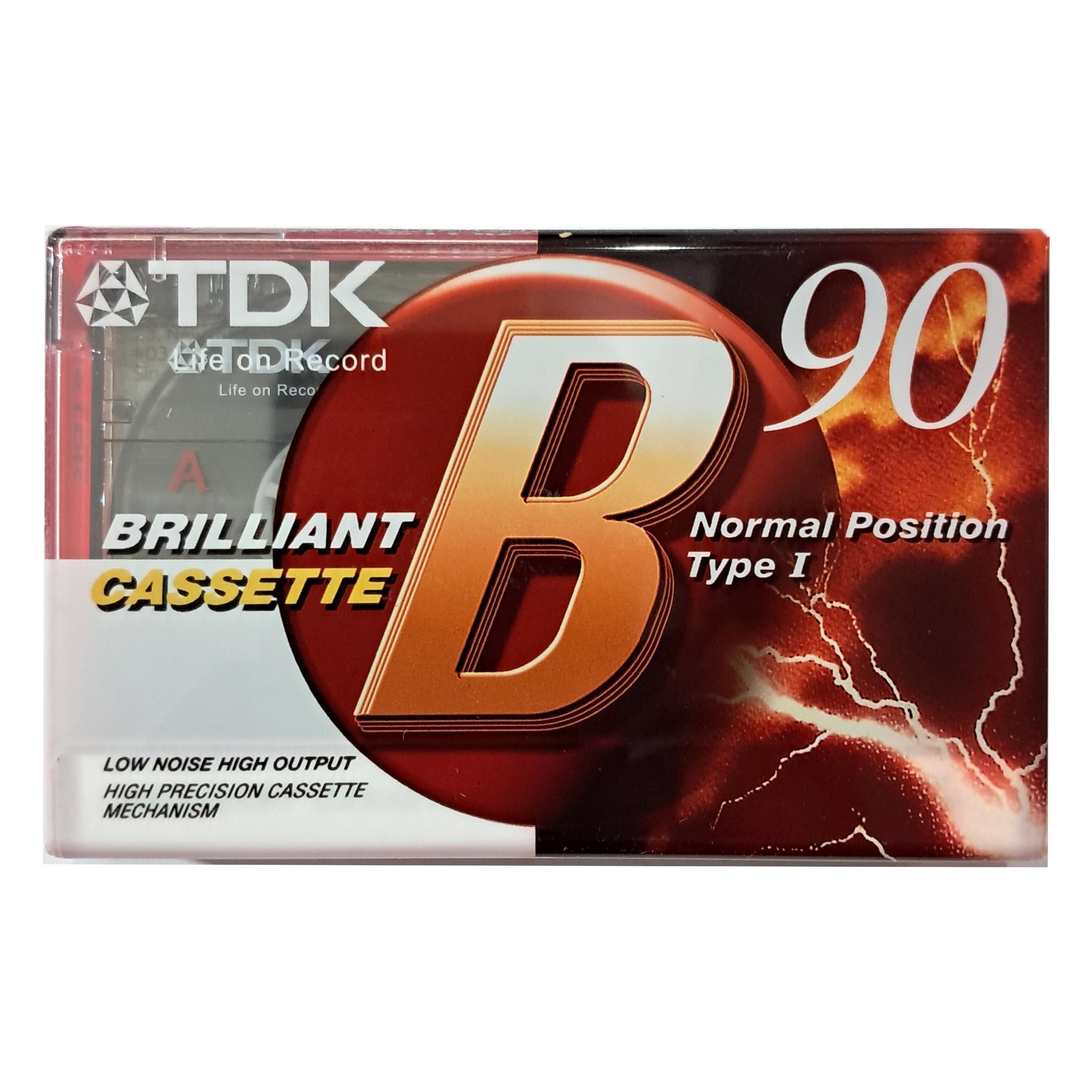 نوار کاست خام 90min TDK اصلی سری BRILLIANT